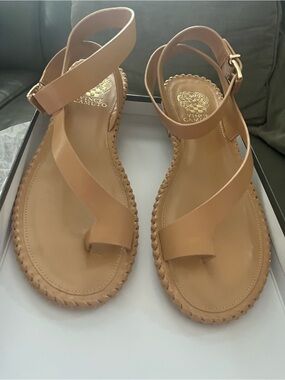 Vince Camuto Libahs Ankle Strap Leather Sandals